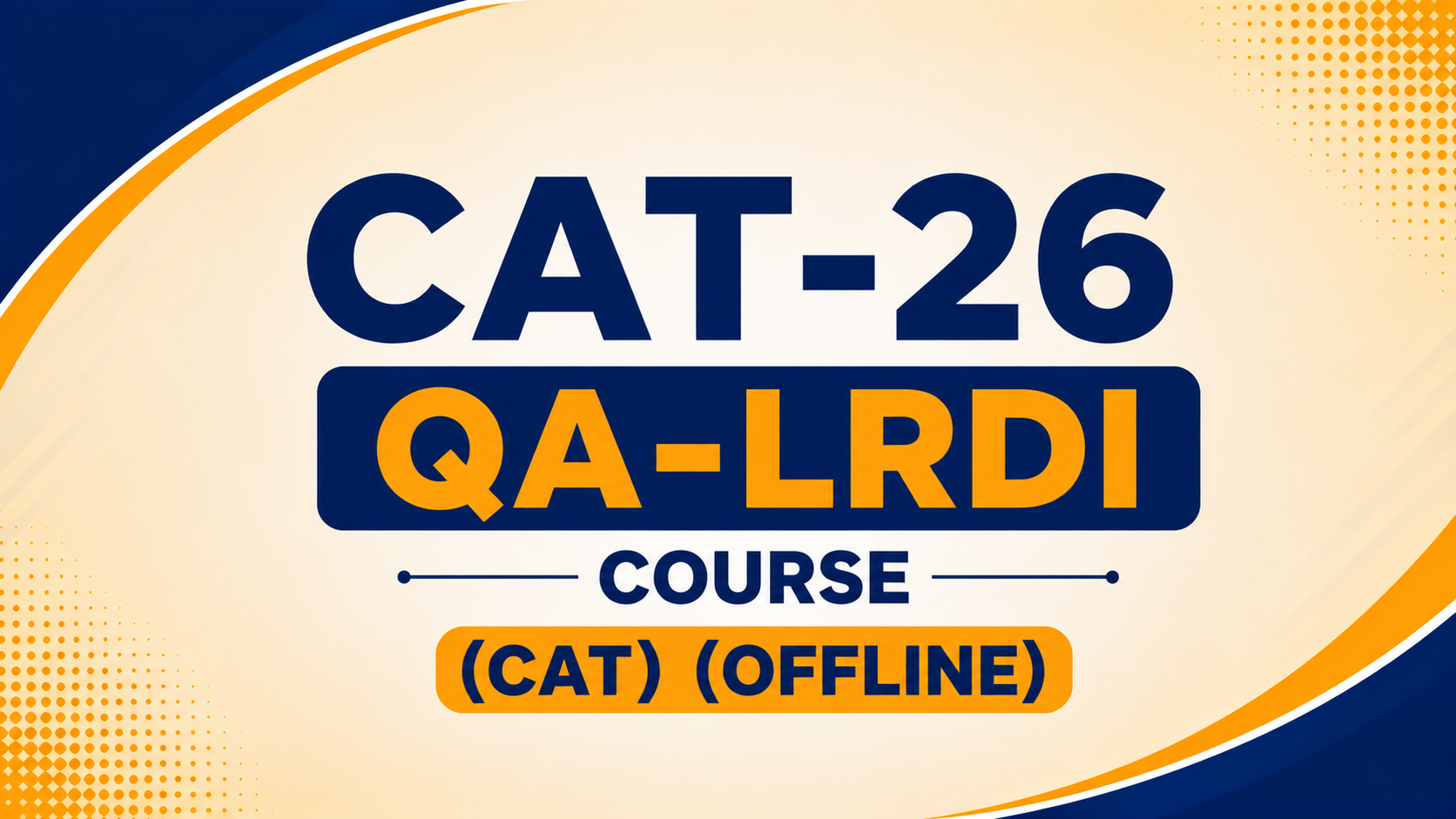 CAT-26 QA-LRDI course